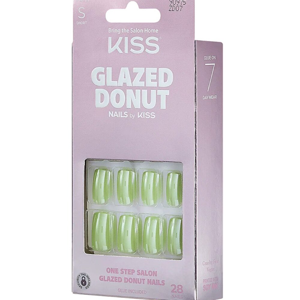 KISS Glazed Donut Glue-On Short Length Nails